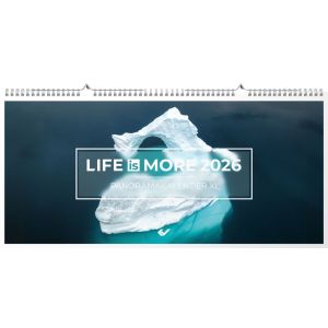 Produktbild des Artikels Life is more 2026 - Panoramakalender (Kalender - Spiralbindung)