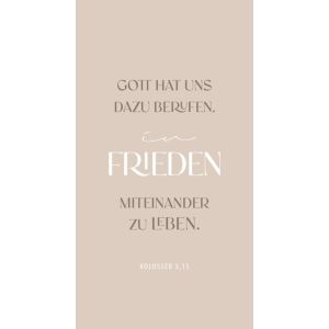 Produktbild des Artikels Metallschild: Gott hat uns dazu berufen ()