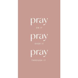 Produktbild des Artikels Metallschild: Pray on it ()