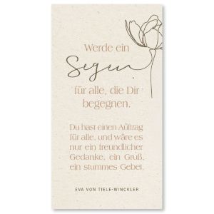Produktbild des Artikels Metallschild: Werde ein Segen ()