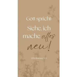 Produktbild des Artikels Jahreslosung 2026 - Metallschild "Schattenspiel" ()