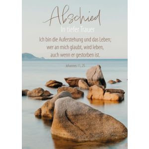 Produktbild des Artikels Faltkarte "Abschied" (Schreibwaren)