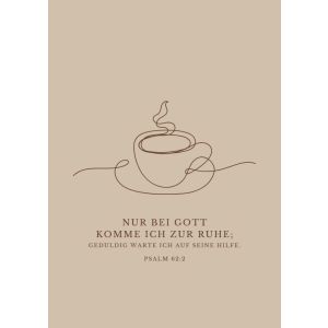 Produktbild des Artikels Postkarte "One Line - Kaffeetasse" (Schreibwaren)