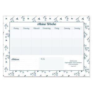 Produktbild des Artikels Wochenplaner "Blumen" ()