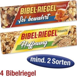 Produktbild des Artikels Spar-Paket: 4 Bibelriegel (Schreibwaren)