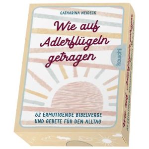 Produktbild des Artikels Karten-Box: Wie auf Adlerflügeln getragen (Schreibwaren)