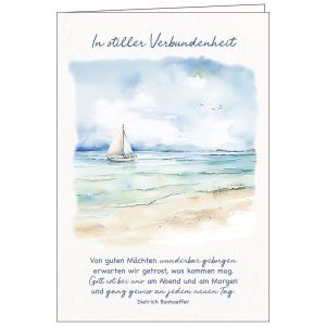 Produktbild des Artikels Faltkarte: In stiller Verbundenheit - Trauer (Schreibwaren)