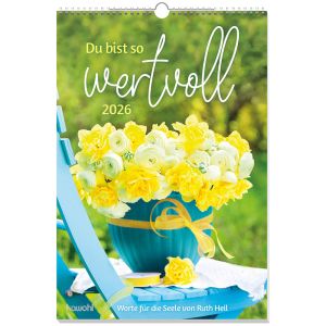 Produktbild des Artikels Du bist so wertvoll 2026 - Wandkalender (Kalender - Spiralbindung)