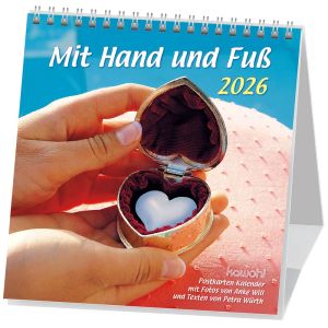 Produktbild des Artikels Mit Hand und Fuß 2026 - Postkartenkalender (Kalender - Spiralbindung)