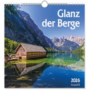 Produktbild des Artikels Glanz der Berge 2026 - Wandkalender (Kalender - Spiralbindung)