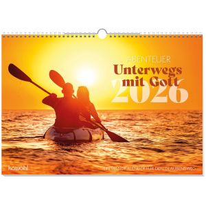 Produktbild des Artikels Abenteuer - Unterwegs mit Gott 2026 - Wandkalender (Kalender - Spiralbindung)