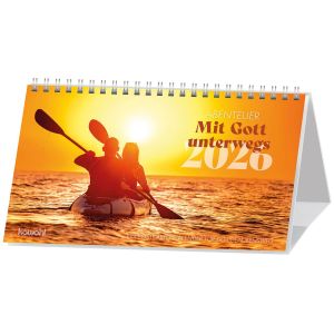 Produktbild des Artikels Abenteuer - Mit Gott unterwegs 2026 - Postkartenkalender (Kalender - Spiralbindung)