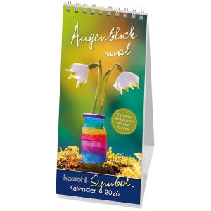 Produktbild des Artikels Augenblick mal 2026 - Aufstellkalender (Kalender - Spiralbindung)
