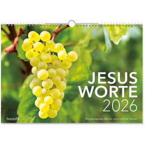 Produktbild des Artikels Jesus Zitate 2026 - Aufstellkalender (Kalender - Spiralbindung)