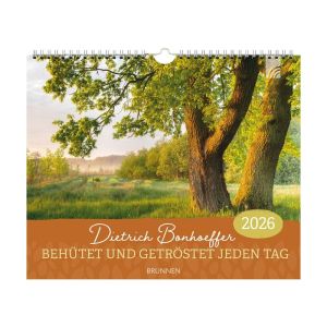 Produktbild des Artikels Behütet und getröstet jeden Tag 2026 (Kalender - Spiralbindung)
