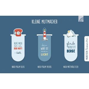 Produktbild des Artikels Lesezeichen "Kleine Mutmacher" (3er-Set) ()