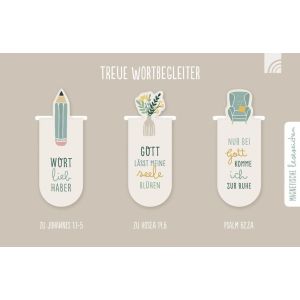 Produktbild des Artikels Lesezeichen "Treue Wortbegleiter" (3er-Set) ()