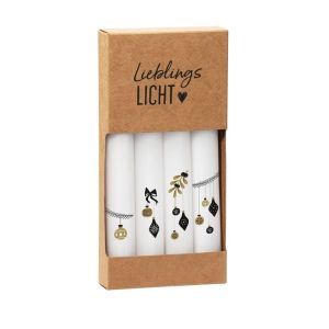 Produktbild des Artikels Kerzen-Set Lieblingslicht "Zweige und Kugeln" ()