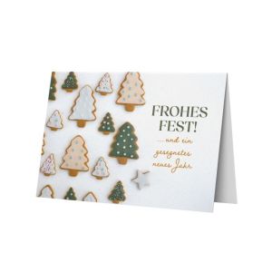 Produktbild des Artikels Faltkarte - Frohes Fest und ein gesegnetes neues Jahr (Schreibwaren)
