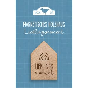 Produktbild des Artikels Holzhaus Magnet "Lieblingsmoment" ()