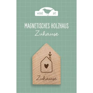 Produktbild des Artikels Holzhaus Magnet "Zuhause" ()