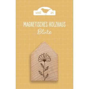 Produktbild des Artikels Holzhaus Magnet "Blüte" ()