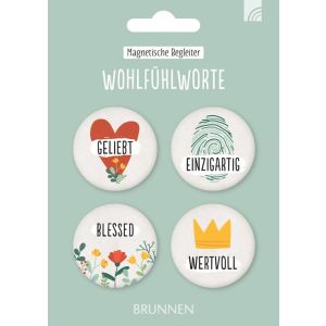 Produktbild des Artikels Magnet-Set 4er - Wohlfühlworte ()