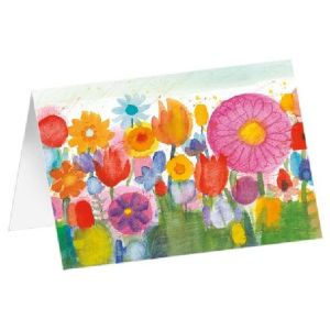 Produktbild des Artikels Kunstkarten "Blumenwiese" 5 Stk. (Schreibwaren)