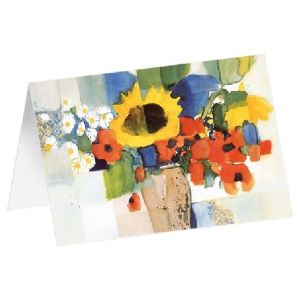 Produktbild des Artikels Kunstkarten "Sommerstrauß" 5 Stk. (Schreibwaren)