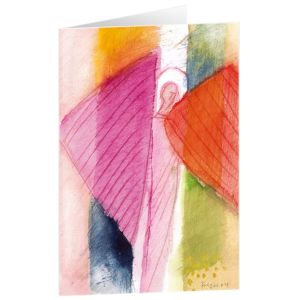 Produktbild des Artikels Kunstkarten "Engel an der Pforte" 5 Stk. (Schreibwaren)