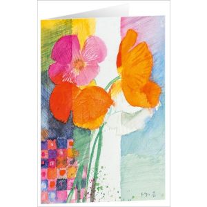 Produktbild des Artikels Kunstkarten "Windröschen" 5 Stk. (Schreibwaren)