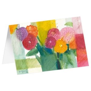 Produktbild des Artikels Kunstkarten "Bunter Strauß" 5 Stk. (Schreibwaren)