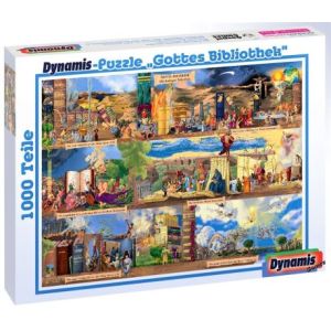 Produktbild des Artikels Puzzle "Gottes Bibliothek" ()