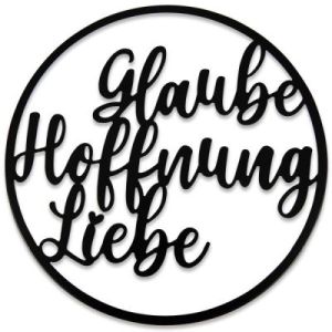Produktbild des Artikels Wandbild "Glaube Hoffnung Liebe" ()