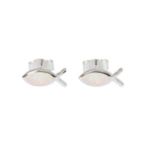Produktbild des Artikels Ohrenstecker Fisch - Perlmutt weiß ()