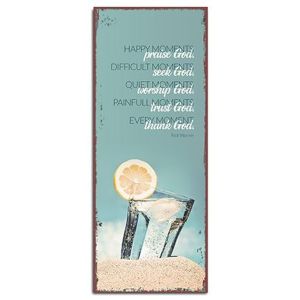 Produktbild des Artikels Metallschild lang - Happy Moments ()