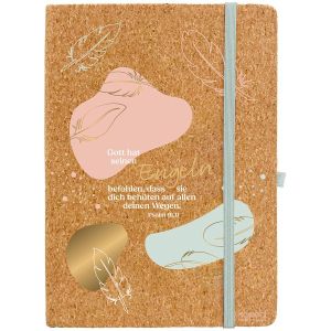 Produktbild des Artikels Notizbuch Kork: Gott hat seinen Engeln befohlen (Schreibwaren - Gebunden)
