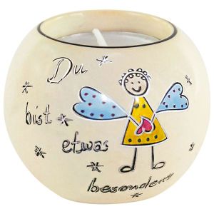 Produktbild des Artikels Teelichthalter Engel "Du bist etwas Besonderes" ()