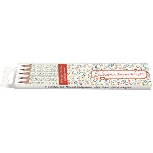 Produktbild des Artikels Bleistifte: Schön, dass es dich gibt 5er Pack (Schreibwaren)