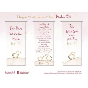 Produktbild des Artikels Magnet-Lesezeichen-Set: Psalm 23 ()
