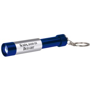 Produktbild des Artikels LED-Taschenlampe mit Schlüsselring - blau ()