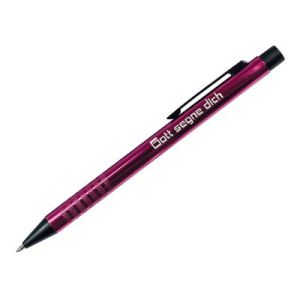 Produktbild des Artikels Metall-Kugelschreiber "Segen" - pink (Schreibwaren)