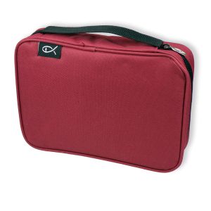 Produktbild des Artikels Bibel-Tasche "Fisch" groß - weinrot ()