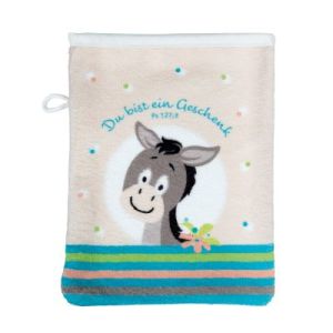 Produktbild des Artikels Waschhandschuh Kinder - Esel Felix ()
