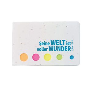 Produktbild des Artikels Haftnotizblock "Seine Welt ist voller Wunder" ()