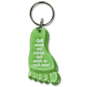 Produktbild des Artikels Schlüsselanhänger "Fuß" - grün ()