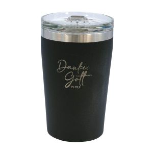 Produktbild des Artikels Thermobecher "Danke, Gott" - schwarz ()