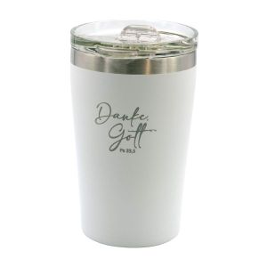 Produktbild des Artikels Thermobecher "Danke, Gott" - weiß ()