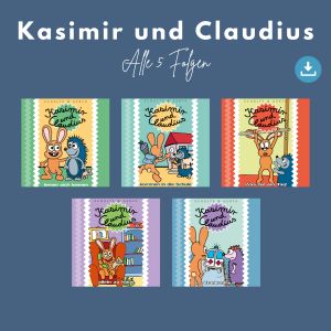Produktbild des Artikels Kasimir und Claudius - alle 5 Folgen (MP3-Hörspiel - Download)