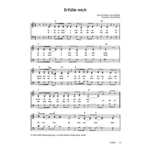 Produktbild des Artikels Erfülle mich (Noten - Download)